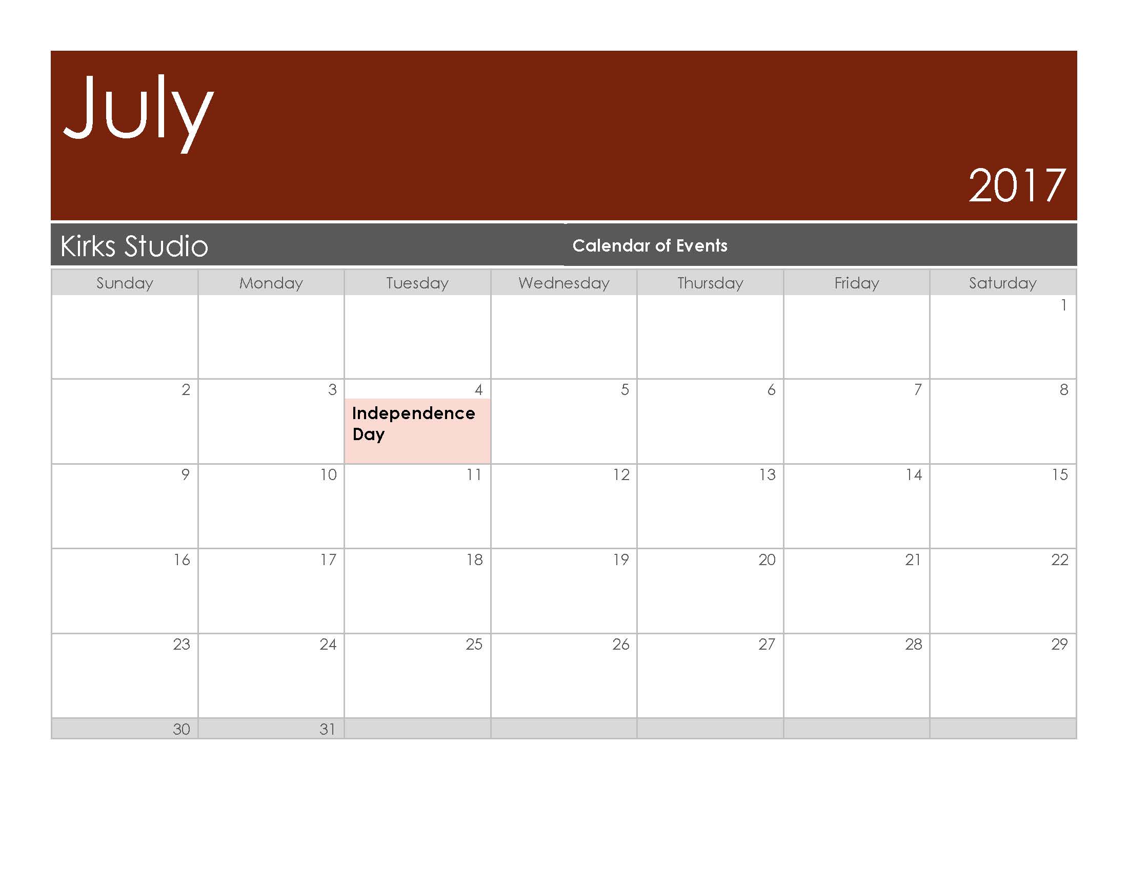 2017 July