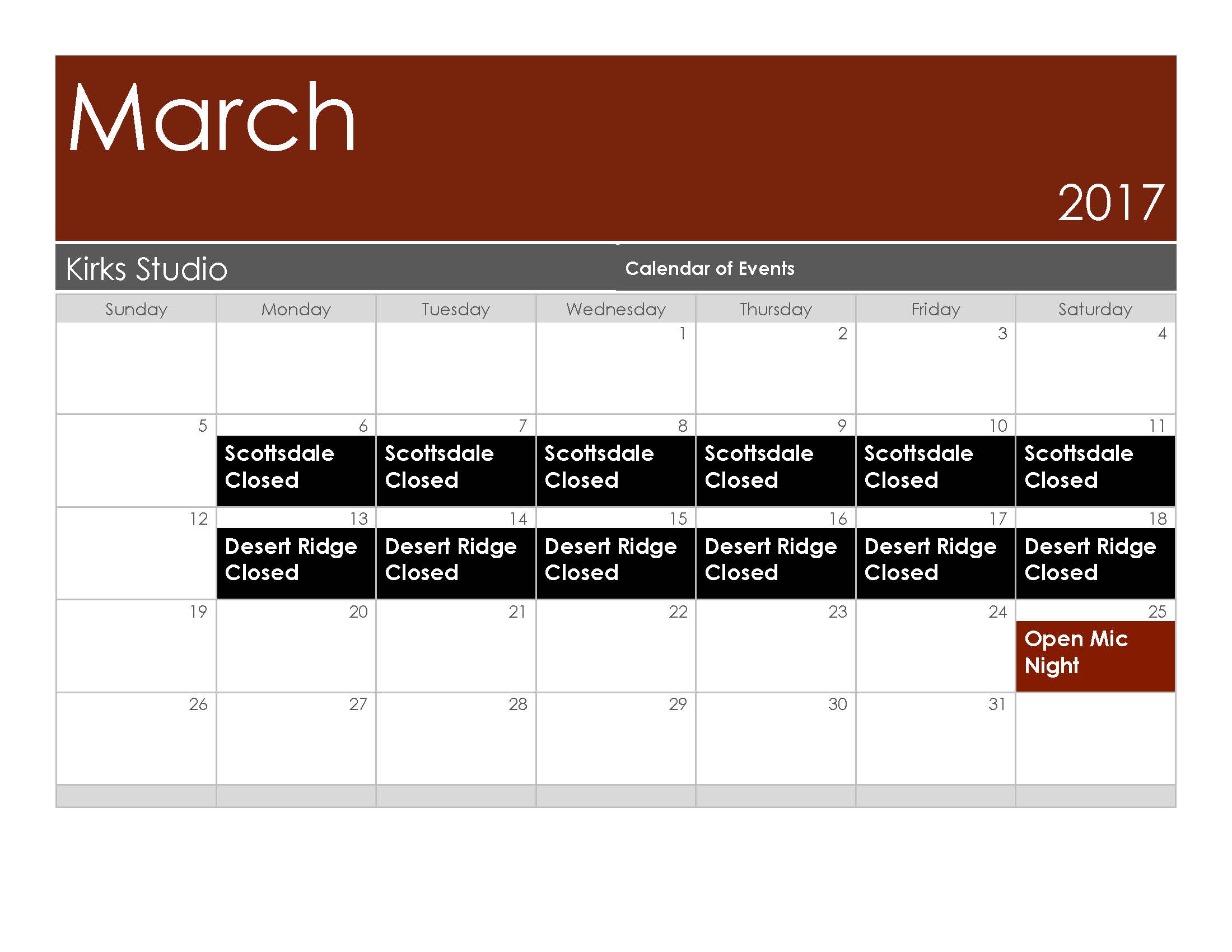 2017 March